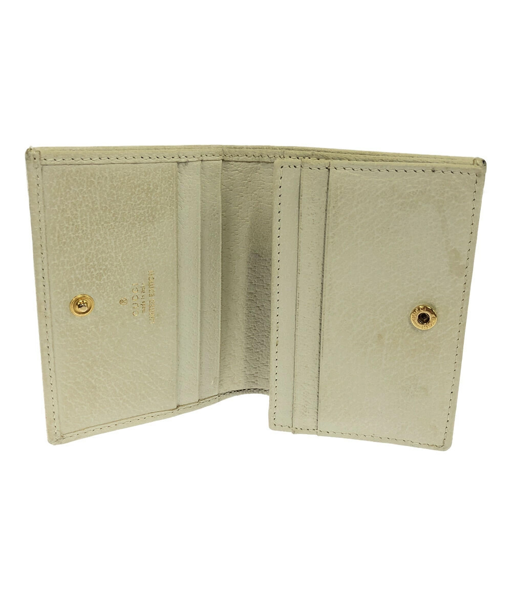 Gucci Marmont fold Bi Wallet Floral GG Black